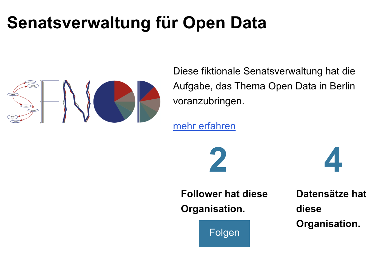 Einer Organisation folgen
